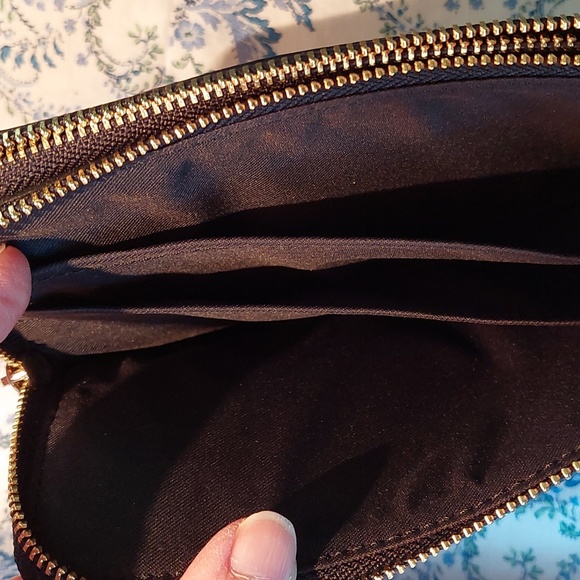 NWOT Coach signature coated canvas double corner zip wallet, unused - Picture 7 of 11